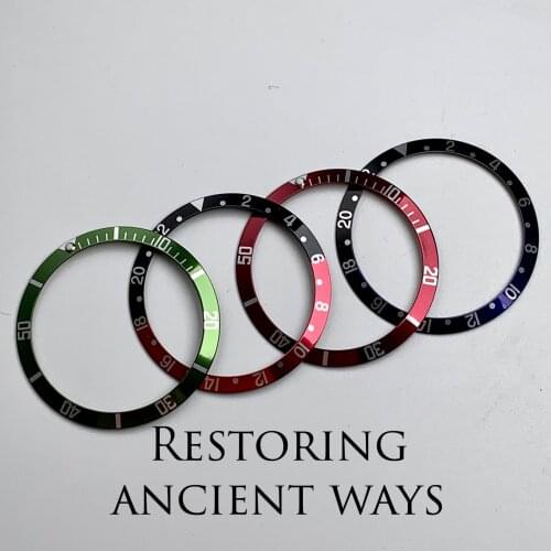 Watch Aluminum Bezel Uhr Lünette reloj bisel lunette de montre lunetta dell'orologio for Vintage 1960 Watch case Accessories