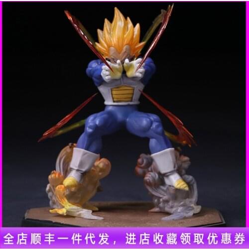 14CM Dragon Ball Super Vegeta Anime Figure PVC Super Saiyan Action Figurine GT Figma Battle Brinquedos DBZ Juguetes Toys Dolls