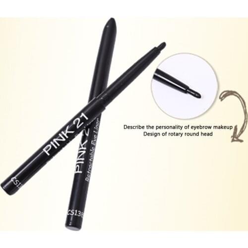 Auto Rotating Eyebrow Pencil Round Tip Design Waterproof Sweat Proof not Easy to Decolorize Eyebrow Pencil for Girls SANA889
