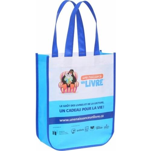 Free Shipping Custom Laminated Mini PP Non Woven Gift Promotion Bag with Logo Wholesale