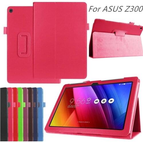 For asus z300c case Booklet cover leather smart case For ASUS Zenpad 10 Z300 Z300CL Z300CG 10" tablet CASE Free Shipping