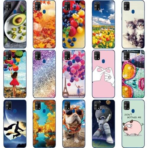 Case for Samsung M31 6.4" Soft Silicon Tpu back Cover For Samsung Galaxy M31 M 31 SM-M315FZBVSER m315 Phone Shell Bumper Funda