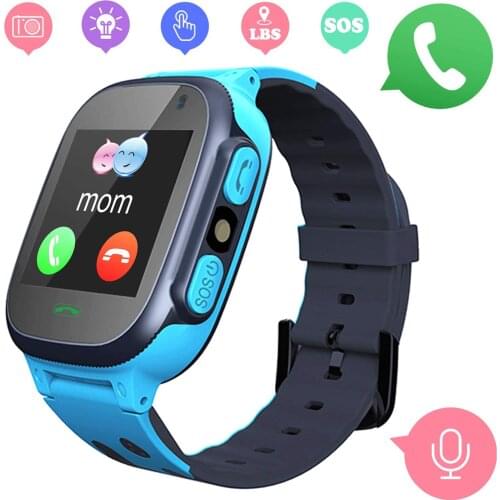 Kids Smartwatch Compatible iOS Android with SOS Call Flashlight Camera Two Way Call Touch Screen Childrens Smart Watches