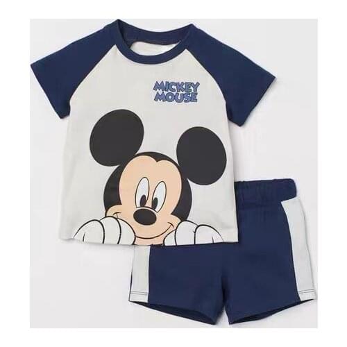 Fashion Boy Clothes Baby Casual Bear Clothing Yellow Toddler Kids T Shirts + Shorts Set Infant Chuldren Clothing Cartoon Costume