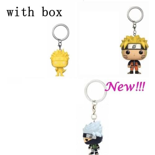 NEW Japan Anime Narutoes SIX PATH KAKASHI Exclusive Action Figures Keychain Glows in The Dark Toys for Kids Gift