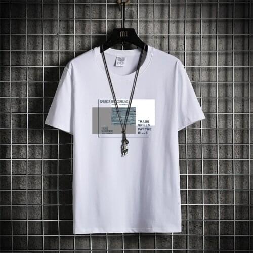 Short Sleeve T Shirt Men Summer High Quality Tshirt Top Tees Classic New Brand Fashion Clothes for Teens Oversized Mens t-shirt