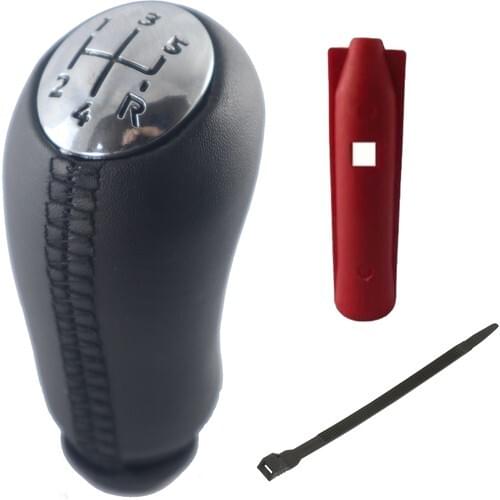 Vts Bellows Renault Clio 4 Leather Shift Knob Bright Cover Interior Parts Gear Shift Knob Car For