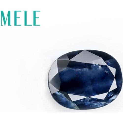 Natural Blue Sapphire loose gemstone for jewelry making,3*4-5*6mm oval cut 0.3-1ct 1pcs fine jewelry DIYstones with High quality