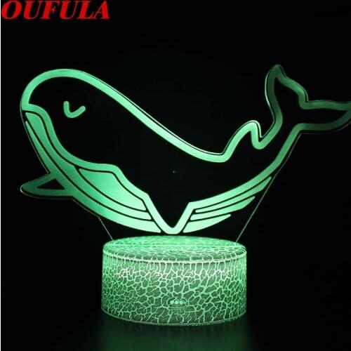Night LED Lights Novelty 3D lamp Cute Toy Gift 7 Color Abstract Artist Graphics Cartoon Atmosphere Lamp For Children Kids Room