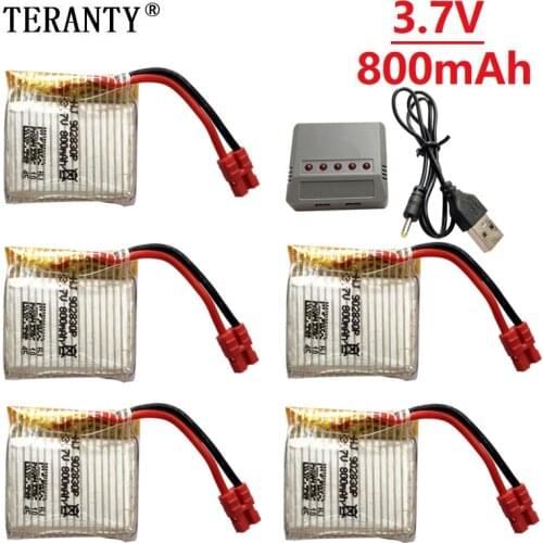 Upgrade 9 Minutes 3.7V 800mAh lipo battery and charger for SYMA X21 X21W x26 X26A drone RC quadcopter spare parts 3.7V battery