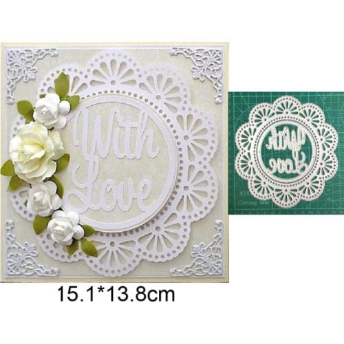 Craft dies metal cutting dies cut die mold flower lace frame Scrapbooking dies paper craft knife mould blade punch stencils dies