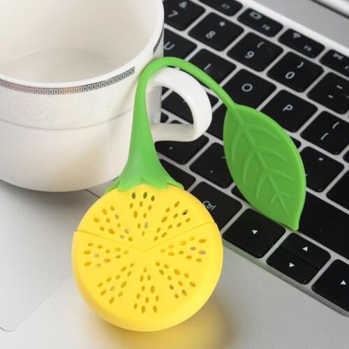 Stosilica 5PCS Silicone lemon Loose Herbal Spice Infuser Filter Diffuser Tea Leaf Strainer Tea Bag Household Teaware