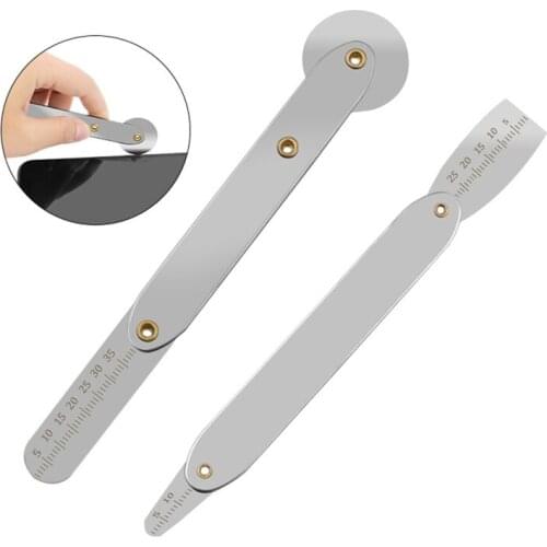 Universal Mobile Phone LCD Screen Back Cover Roller Crowbar Opener with Ruler Disassemble