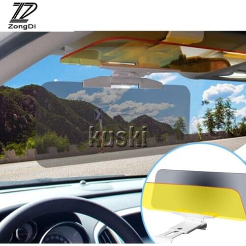 ZD For Skoda Octavia A5 A7 2 Fabia Yeti BMW E60 F30 X5 E53 Inifiniti Car Accessorise Sun Visor Anti-Glare Goggle Protect Eyes