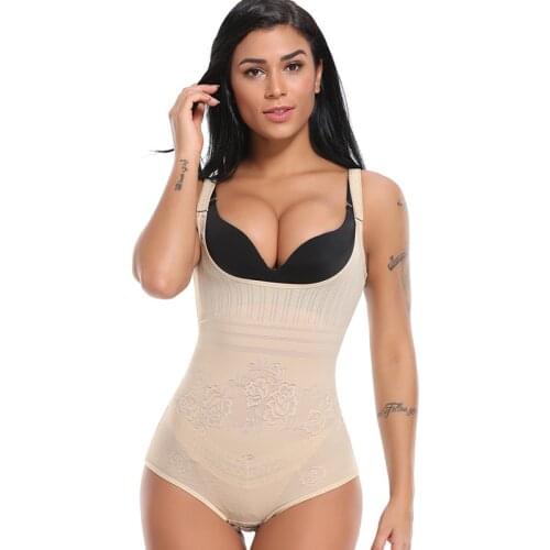 Womens Shapewear Body Briefer Slimmer Thin Full Body Shapers Bodysuits Waist Trainer Post Natal Postpartum Slimming Corset