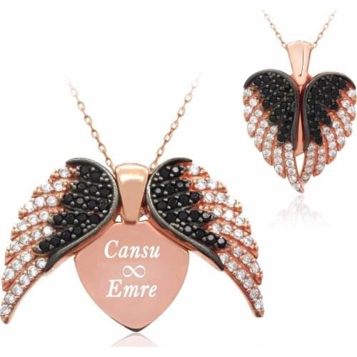 925 Sterling Silver Women Necklace with Secret in My Heart Design