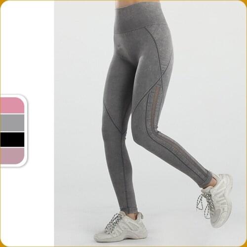 2021 4 Colors Running Pants Comfortable And Formfitting Yoga Pants High Waist Push Up Leggins Seamless Fitness Female Leggings