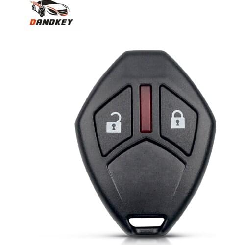 Dandkey Car Style Key Case For Mitsubishi Lancer Outlander Endeavor Galant Remote Key Shell 2 Buttons No Blade Fob Cover