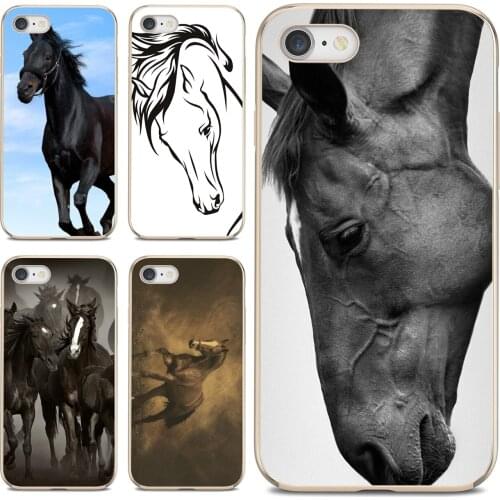 Case Cover Horse Black Animal For Xiaomi poco X3 nfc F2 Pro M3 Mi 5X 6X Max Mix 1 2 2S 3 Mi5 Mi6 Mi3 Mi4