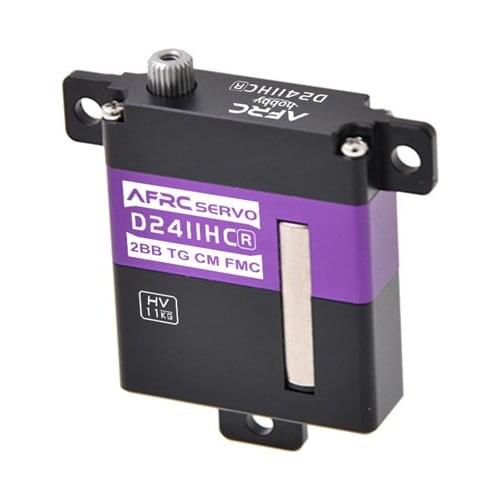 AFRC D2411HC-R D2411HC all metal high torque rc digital servo for Glider Fixed-wing RC Drone Boat Car Robot
