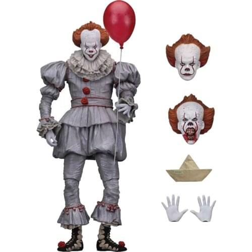 Joker Stephen Kings IT 2017 Pennywise Bill Halloween Action Figure Model