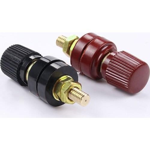 2pcs/set Car 8mm 5/16'' Stud Remote Battery Power Junction Post Connector Terminal Kit Auto Replacement Accessories