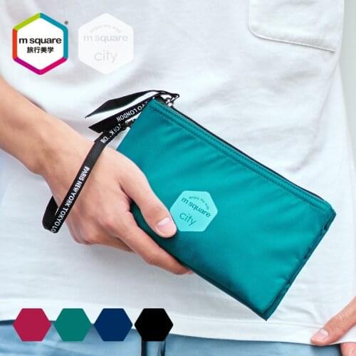 M Square - Woman Wristlet Wallet Bag Portable Handbag Lightweight Travel Bags Women Weekender Travel Storage Bag