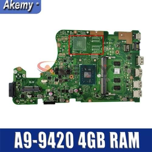 X555QG Motherboard X555QA X555BA X555Q X555B X555BA laptop Motherboard X555BA Mainboard Test OK A9-9420 4GB RAM