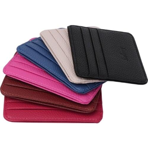 Mens Business Pocket Slim Thin ID Credit Card Money Holder Wallet
