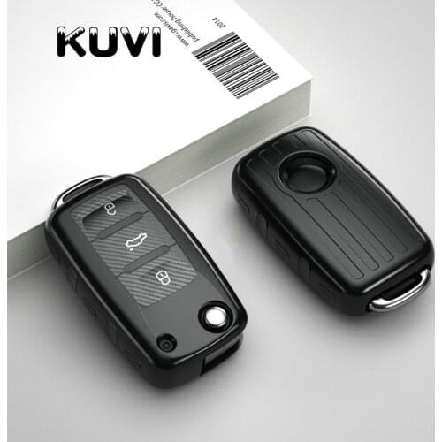 For VW Volkwagen Polo Bora Tiguan Passat Golf 6 Lavida Scirocco Soft TPU Protection Car Key Case Shell Cover Auto Accessories