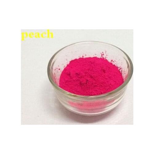 NEON Peach Color Shiny Fluorescent Phosphor Powder,Decoration Pigment Material for Nail Polish&Painting&Printing
