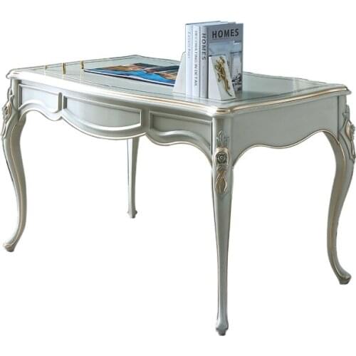 French light luxury solid wood desk household European office computer desk small desk chair cabinet combined furniture