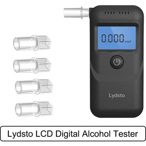 Alcohol Tester Handheld Digital Alcohol Breath Tester Breathalyzer Analyzer LCD Display Mini Blowing Tester