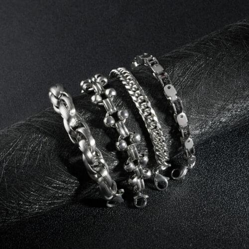 Top Quality Silver Bracelets Stainless Steel Never Fade Fashion Bracelets Fine Birthday Weeding Jewelry Gifts For Women Girls