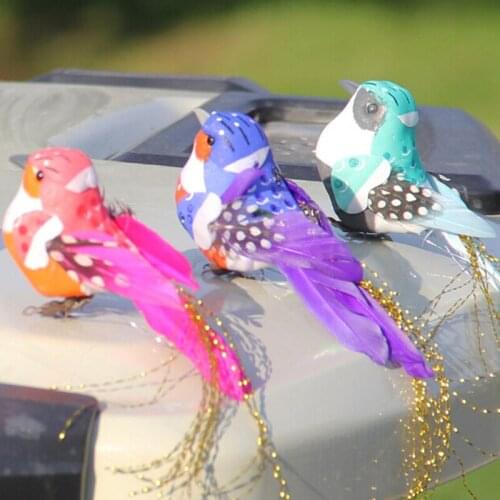 1pc Cute Toys Artificial Foam Feather Mini Birds Craft Birds