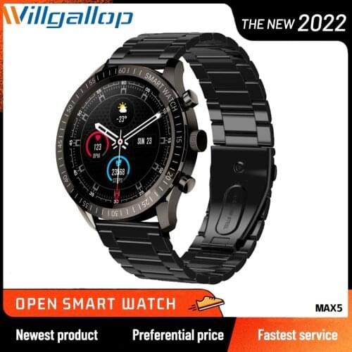 2021 Original MAX5 1.32 inch Smart Watch Men 360*360 HD Big Screen Sports Tracker Fashion Waterproof smartwatch for IOS Android