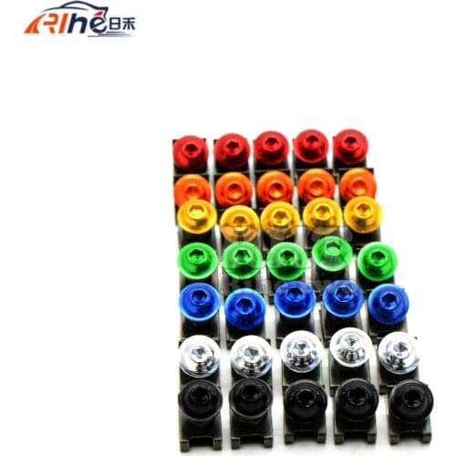 5 pieces 6mm motorcycle fairing body screws body screws For Moto Guzzi Norge 850/1200/GT/GTL 690 390 250 smc lc4