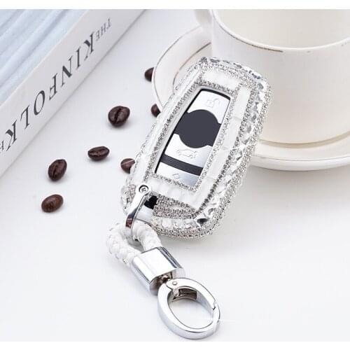 Diamond Car Key Case Cover For BMW 520 525 f30 f10 F18 118i 320i 1 3 5 7 Series X3 X4 M3 M4 M5 Car Styling Protection Key Shell