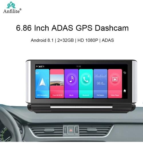 7" 4G Android Dual Lens Auto G-sensor FHD 1080P Rear Camera navigation Car DVR Dash camera WIFI GPS Video Recorder Car black box