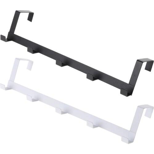 Over-The-Door Hook Rack Metal Hanger Storage Holder Hanging Coat Hat Towel Bag