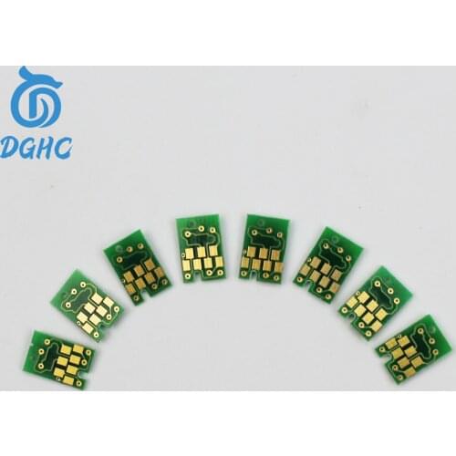 Fast free shipping !!! 8 color cartridge chip for Epson stylus pro 7800 9800 printer resettable chip T5631-T5637 T5639