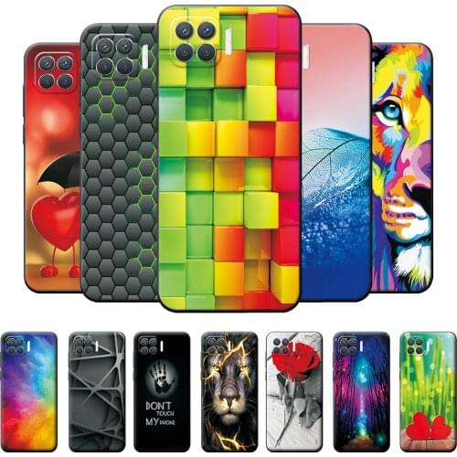 Case For Reno 4 Lite Case Reno 4 Lite Scenery Soft Back Cover For OPPO Reno 4 Lite Reno4Lite Shockproof Silicone Phone Case Capa