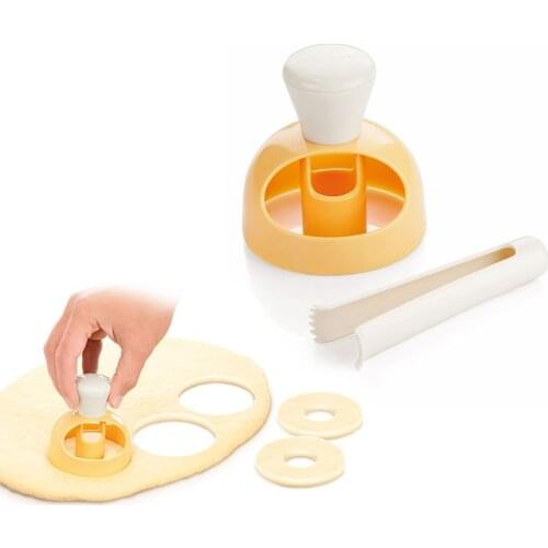 Food Grade ABS Donut Mold Cake Mold Baking Bakeware Hollow Cake Decorating Tools Desserts Bread Cutter Maker Baking Mould