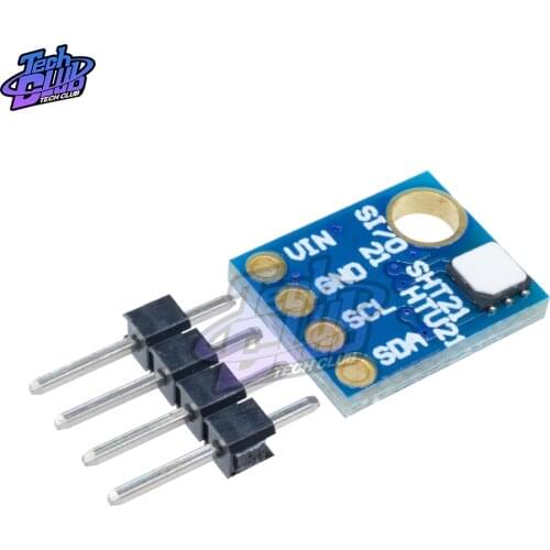 GY-21 Humidity Sensor with I2C IIC Interface Si7021 Industrial High Precision Temperature Sensor Module Low Power CMOS 3-5V