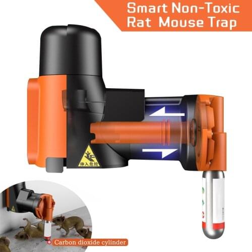Intelligent Automatic Humane Non-Toxic Rat and Mouse Trap Kit Rat Mouse Multi-catch Trap Machine With CO2 Cylinders