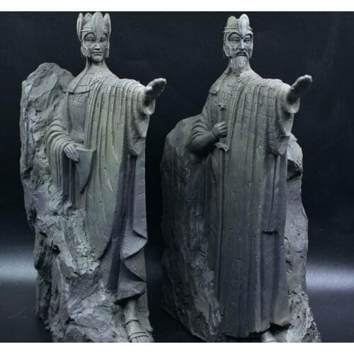 COOL!The Argonath crafe action figure the figures Gate of Kings statue game toys model board bookshelves holiday gifts