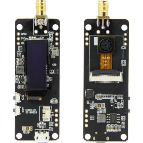 LILYGO® TTGO T-Journal ESP32 Camera Module Development Board OV2640 Camera SMA Wifi 3dbi Antenna 0.91 OLED Camera Board