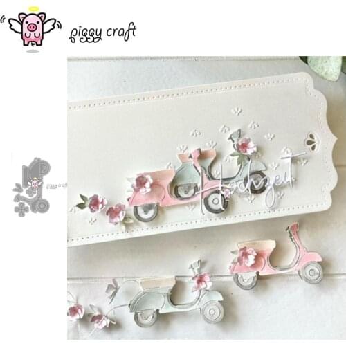 Piggy Craft metal cutting dies cut die mold Electric car decoration Scrapbook paper craft knife mould blade punch stencils dies