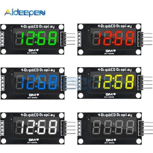 0.36 Inch TM1637 LED Display Time Clock Module For Arduino 7 Segment 4 Bits Clock Digital Tube Four Serial Driver Board