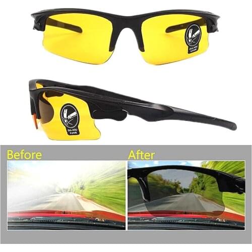 New Driving Anti-Glare Polarized Sunglasses Goggles Eyewear Night Vision Drivers Goggles Interior Accessory Protective Gears